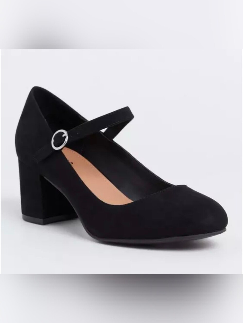 W10 Torrid Black Mary Jane Suede Heels